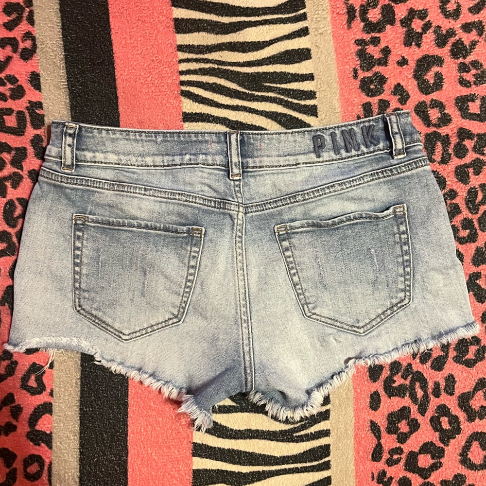 Vintage PINK Victoria's Secret Jean shorts